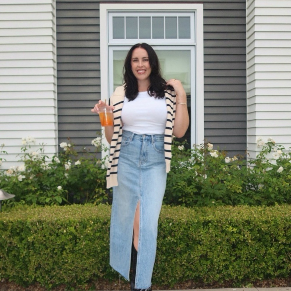 Pistola Light Wash Denim Mini Skirt Size 28 High Waisted Summer Festival Casual